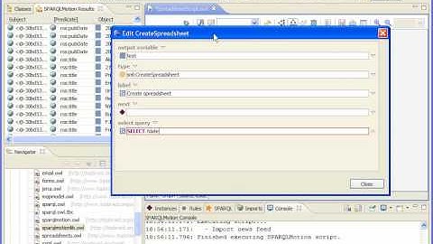 Creating a SPARQLMotion script
