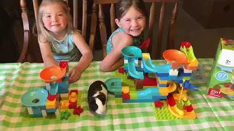 COUOMOXA  marble run building blocks review