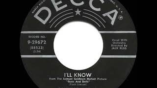 1955 Sammy Davis, Jr. - I’ll Know