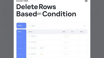 Rijen verwijderen op basis van voorwaarde