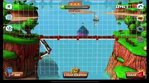 Bridge Builder Simulator - Level 5 - 3 star ⭐️