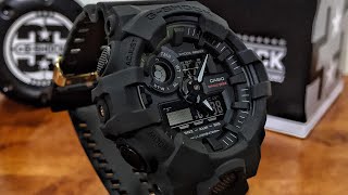 Casio G-Shock 35th Anniversary GA-735A-1AJR Big Bang Black watch unboxing & review