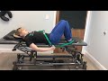 Supine Quad/Hip Flexor Stretch with Green Strap