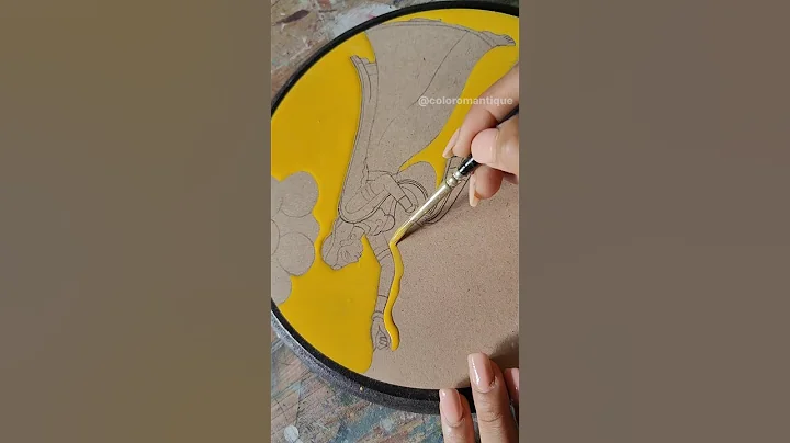 Hand-Painted Pichwai Painting, Coming Soon! #trendingshorts #youtubeshorts #artist #art  #homedecor