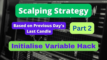 Index Scalping Strategy | of Mr. Dushyant | Part 2 | Initialise Variable Hack | Tradetron | Algo