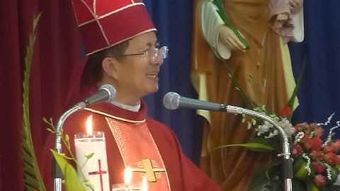 Lời dặn dò của ĐGM Phú Cường với cha Tân Chính Xứ Tân Hội Giuse Phạm Minh Hảo CSsR