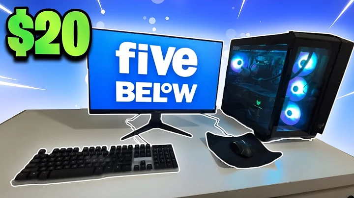 I bought This CHEAP Gaming Setup From Five Below