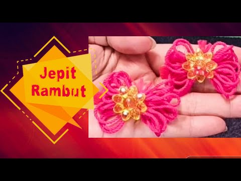 Video: Cara Membuat Jepit Rambut Bunga Menggunakan Teknik Ganutel