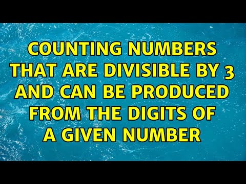 Counting numbers that