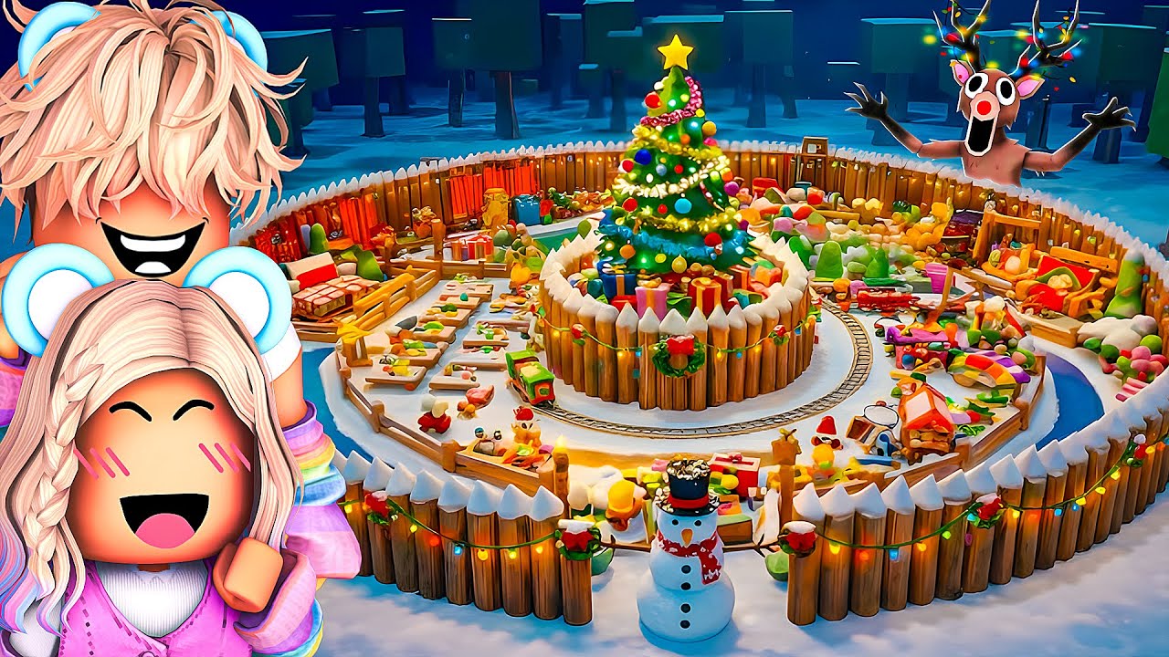 CONSTRUÍMOS a BASE DE NATAL MAIS SEGURA em 99 NOITES NA FLORESTA!