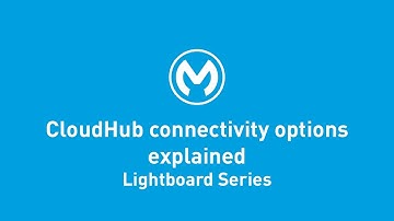 CloudHub Connectivity Options Explained | Lightboard Series