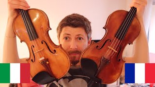 FRENCH vs ITALIAN Violins - Can you hear the difference 