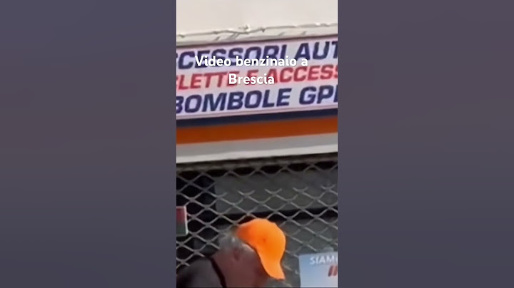 Video benzinaio a Brescia