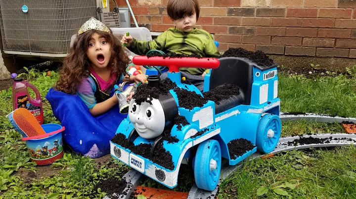 Zack and Thomas the Train Car Wash