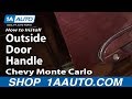 How to Replace Exterior Door Handle 2000-07 Chevy Monte Carlo