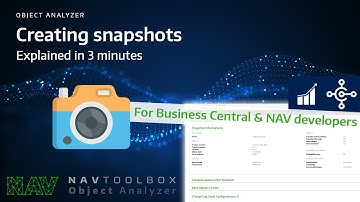 How to create a snapshot in Object Analyzer