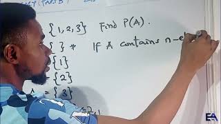 MTH101 (NOUN) - LESSON 6 - BASIC SET OPERATIONS