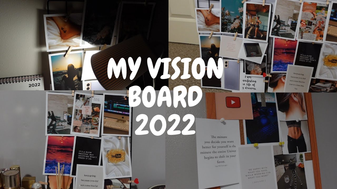 Making My 2022 Dream Board! Inspired by Amber Scholl - YouTube
