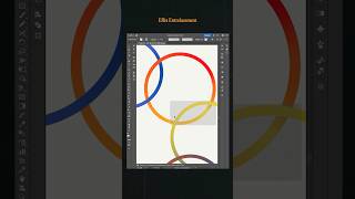 l’effet Entrelacement de formes sur #illustrator #formes #graphisme