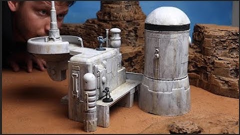 Build a T’au base! Scratch Build Realistic Sci Fi Terrain for Warhammer 40k and Star Wars Legion