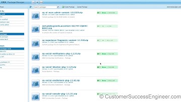 Uploading and Installing an AEM Package