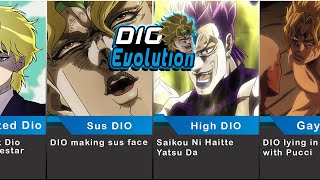 Dio Brando Evolution in JoJo Anime