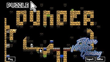 Dunder (Unity) Free Retro Pixel Art Action Puzzle Game Lemmings meets Incredible Machine Oldschool