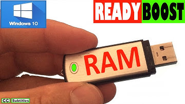 Hoe USB Flash Drive te gebruiken als RAM Windows 10