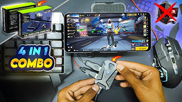 2025 🔥 How to play free fire with keyboard mouse in mobile | Mix pro full setup and unboxing