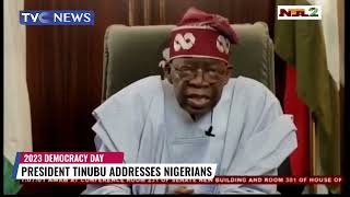 (Watch) President Tinubu Addresses Nigerians On Democracy Day