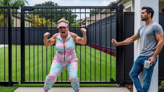 Hoa Demanded My Security Gate Code. I Refused, She Climbed A Fence And Got Arrested For Tresping