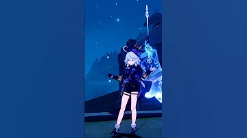 原神 フリーナ 黒 白 GenshinImpact 