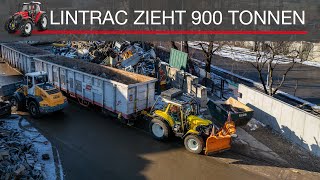 Traktor zieht 900 Tonnen!