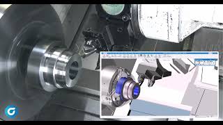 PrimeTurning™ enables GibbsCAM to program more efficiently compared to conventional turning