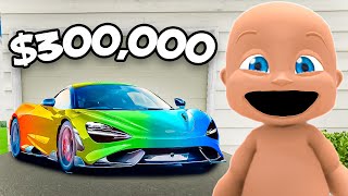 Baby Buys A SUPERCAR!