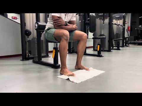 Towel toe curls | Ankle Armour