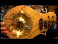 4 STRING RESONATOR CIGAR BOX INSPIRED GUITAR "THE PROSPECTOR" BY JUNKSVILLE GUITARS FOR SALE