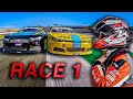 THESE GUYS ARE CRAZY!! - My first race in EuroNASCAR - Valencia Round 1