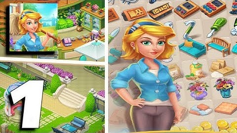 Merge Town - Decor Mansion - Gameplay Part 1 (Android, iOS) - All Levels