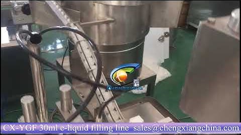 CX-YGF Automatic 30ml e-liquid bottle filling machine