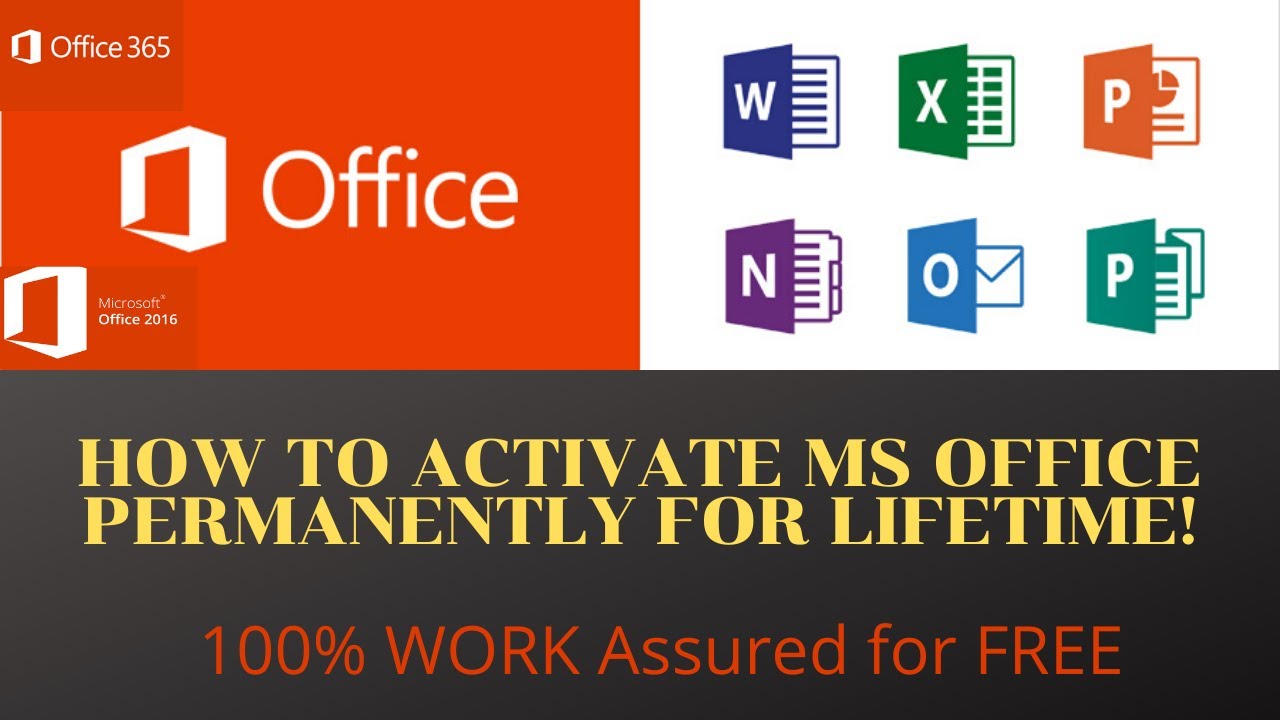 how to activate ms office professional plus 2019