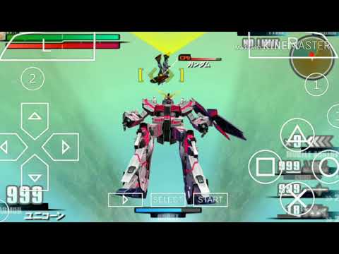 สอนเล่นกันดั้ม Unicorn ppsspp Gundam vs Gundam next Plus (สำรอง)