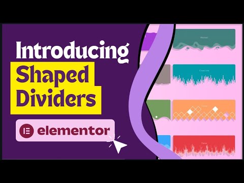 Elementor Shaped Divider Tutorial | Create Section Divider in Elementor ...