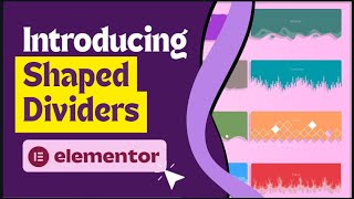 Elementor Shaped Divider Tutorial | Create Section Divider in Elementor | WordPress Website Design