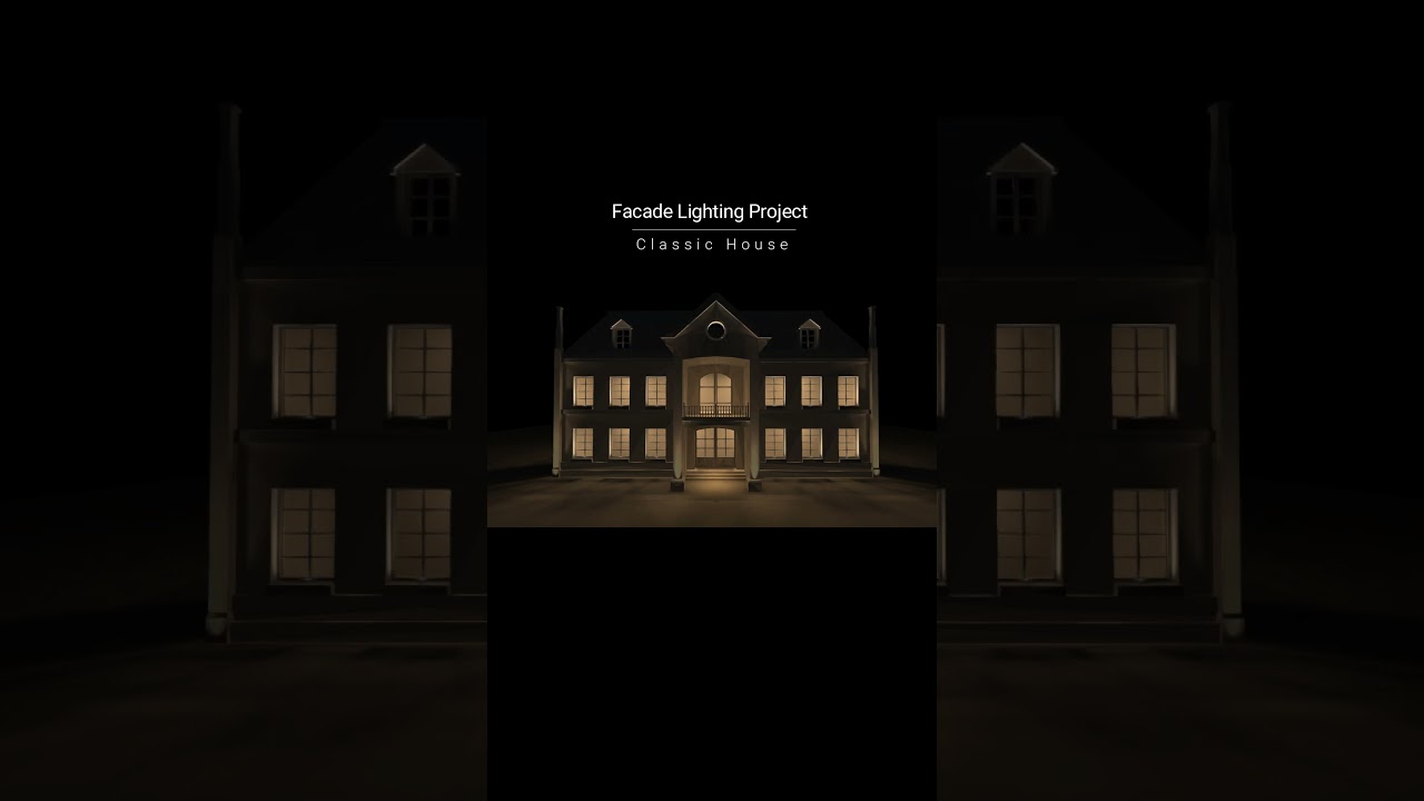 Facade Lighting Project  DIALux evo