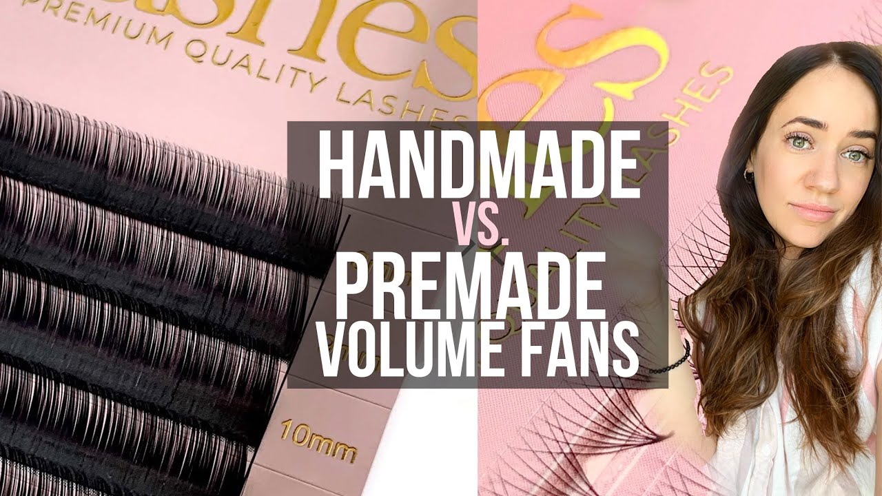 Handmade VS. Volume Fans Lashes - YouTube