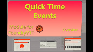 Quick Time Events - FoundryVTT Module