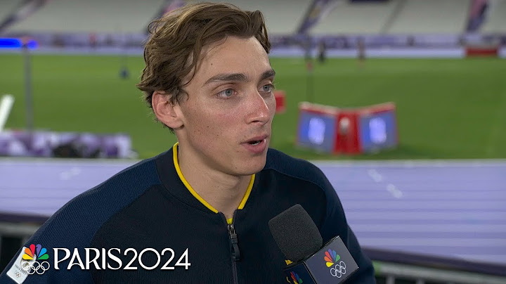 Mondo Duplantis 'channeled the energy of the crowd' on world record pole vault | Paris Olympics