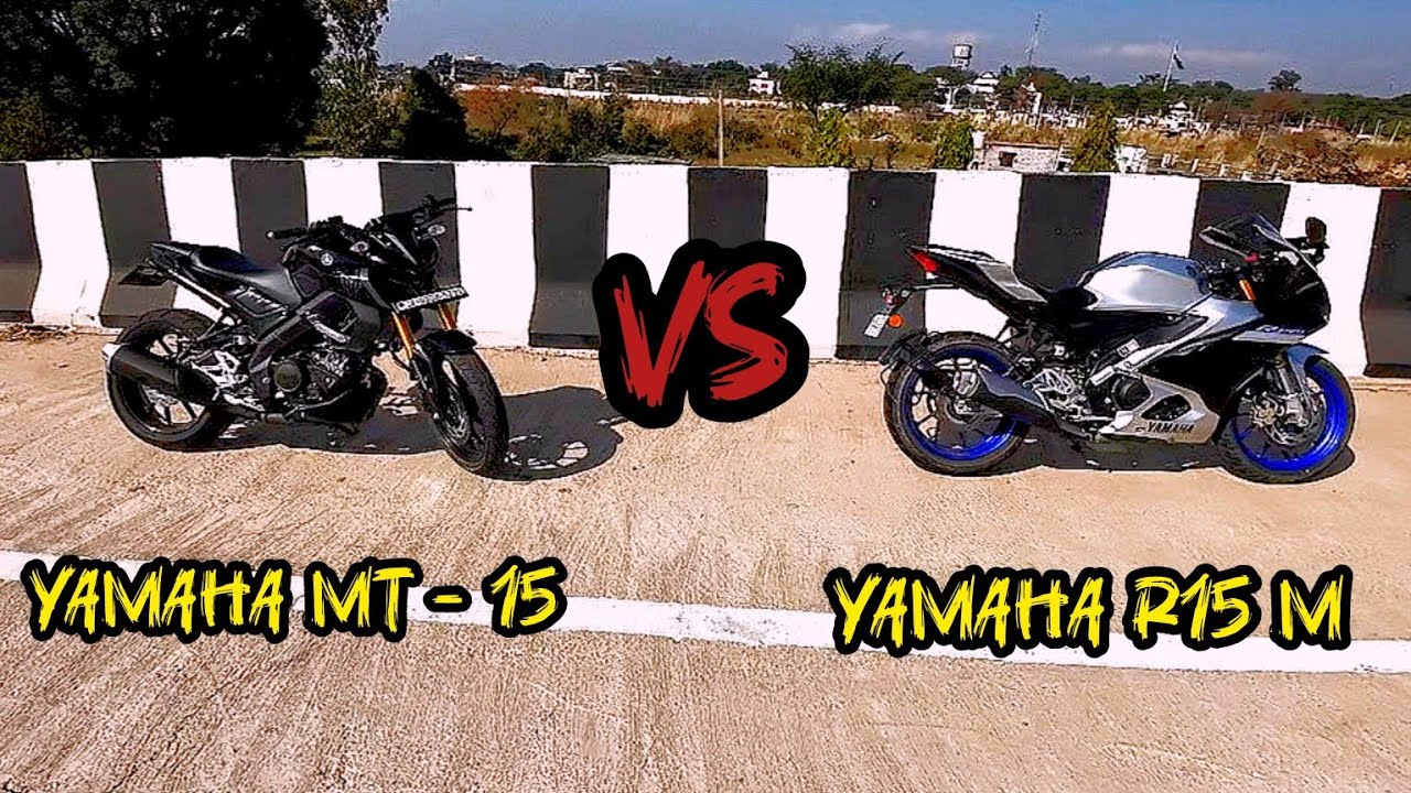 Yamaha R15 Vs Mt 15 drag race 🚀 || Yamaha Mt 15 Vs Yamaha R15 V4 race 💪 ...