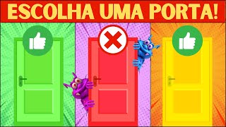 Escolha 20 portas certas! Cuidado para não escolher a porta errada!